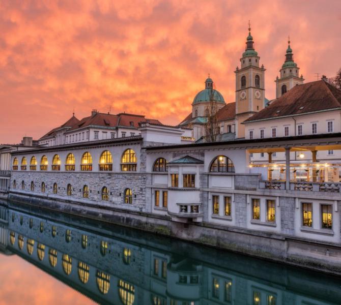 Hotel Siska Ljubljana Bagian luar foto
